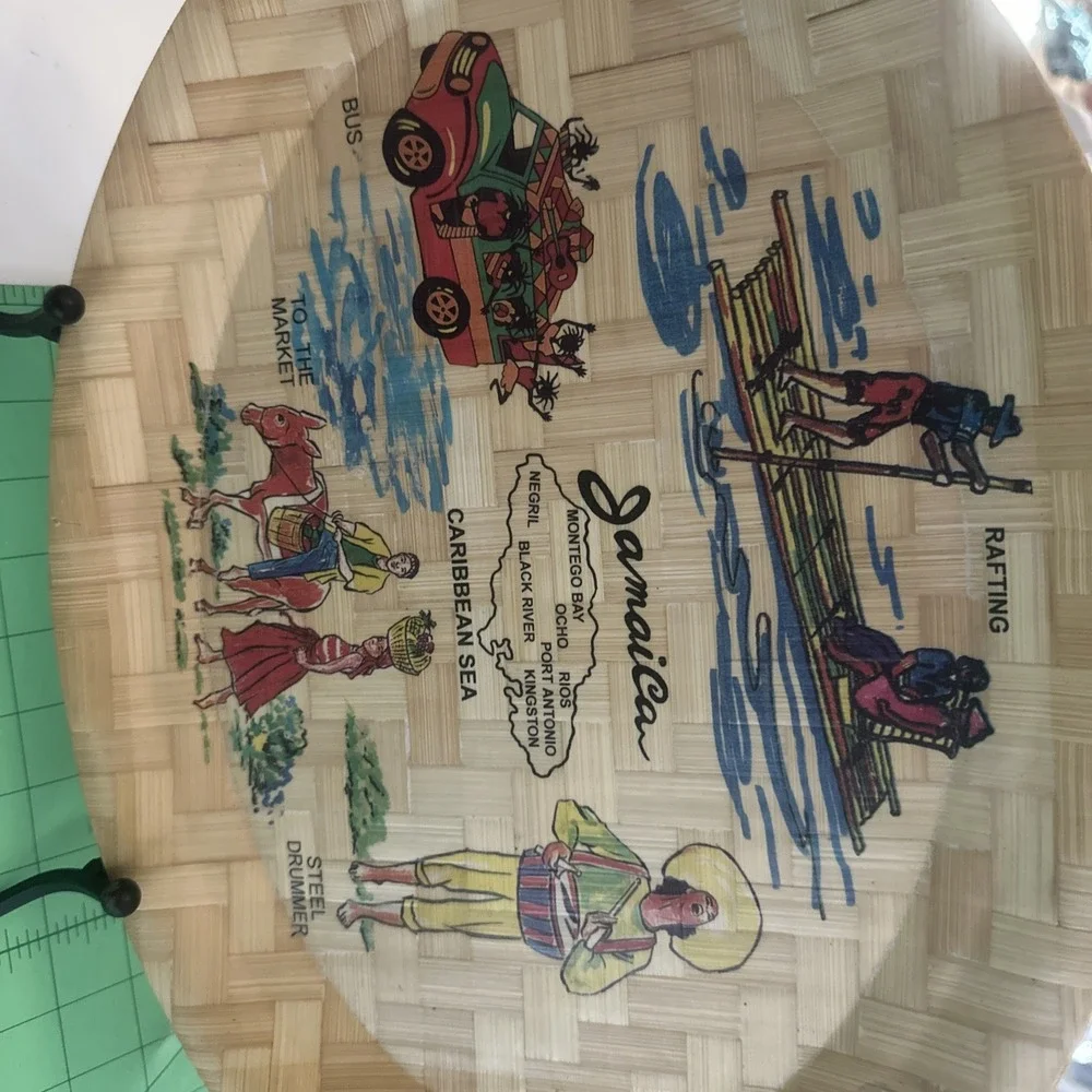 Bamboo Serving Tray Jamaica 12 By 16